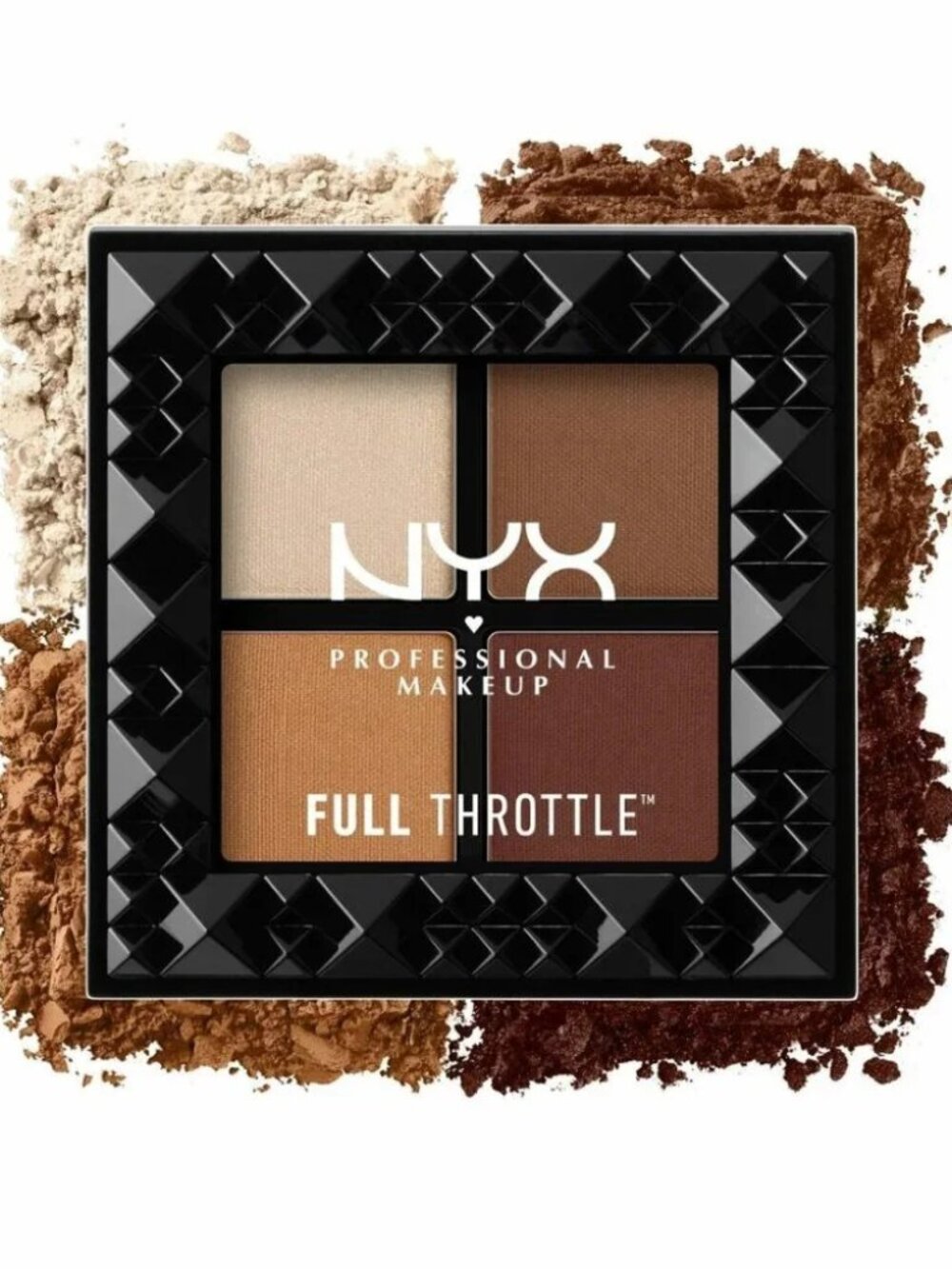 NYX Cosmetics Full Throttle Eye Shadow Palette Color Riot Brand NEW .05oz